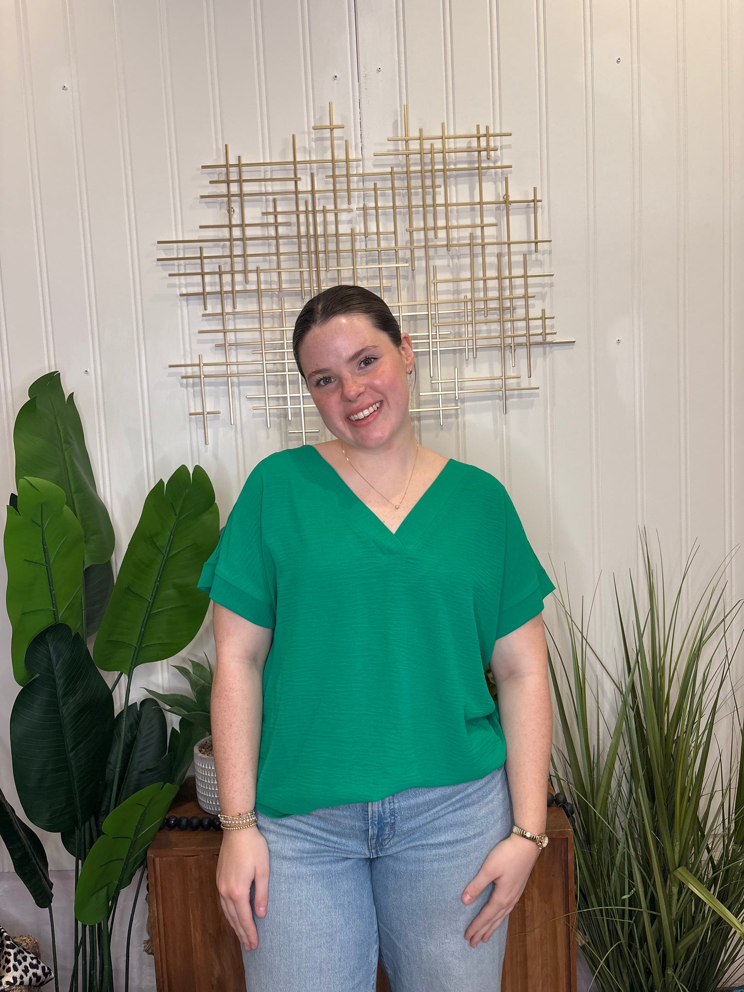 Kelley Green Top