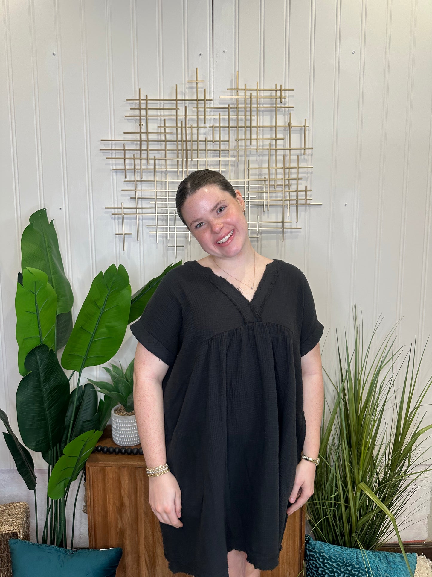 Black Charcoal Dress