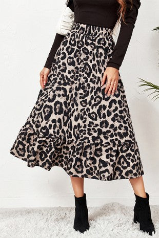 Leopard Skirt