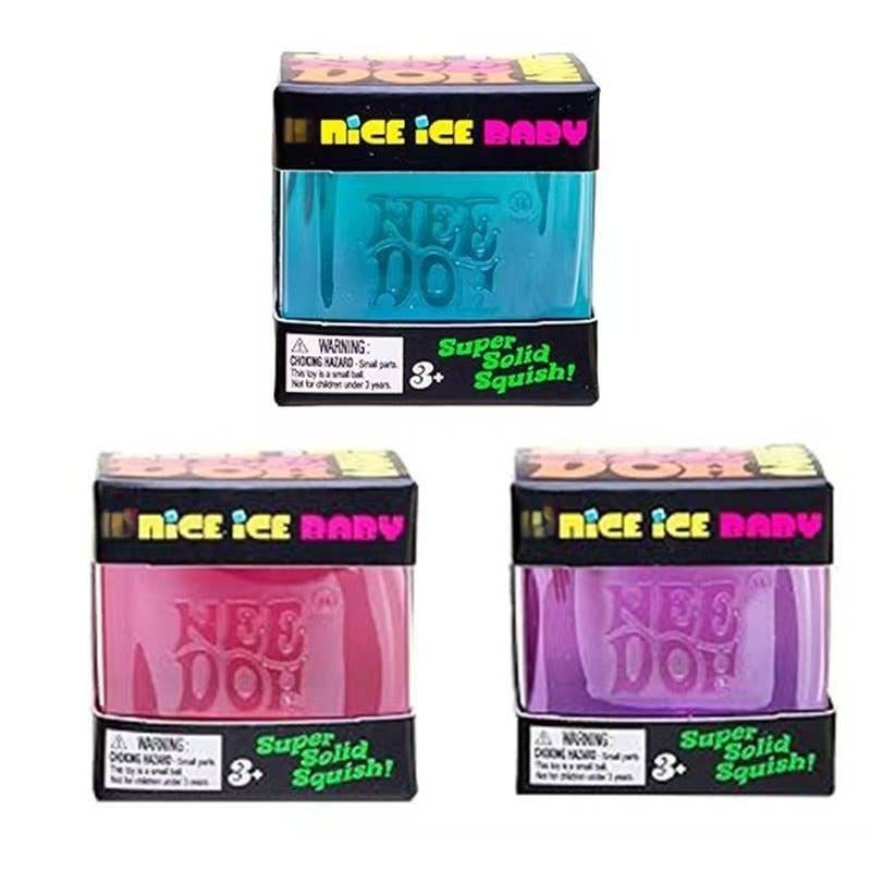 Nice Cube and Jellyfish Squishy Sensory Stress Relief Toys in Box Squeeze Fidget Toy