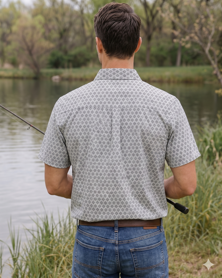 Men's Western Fishing shirts with Snaps