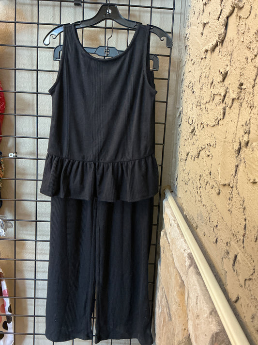 Black Sleeveless pant set