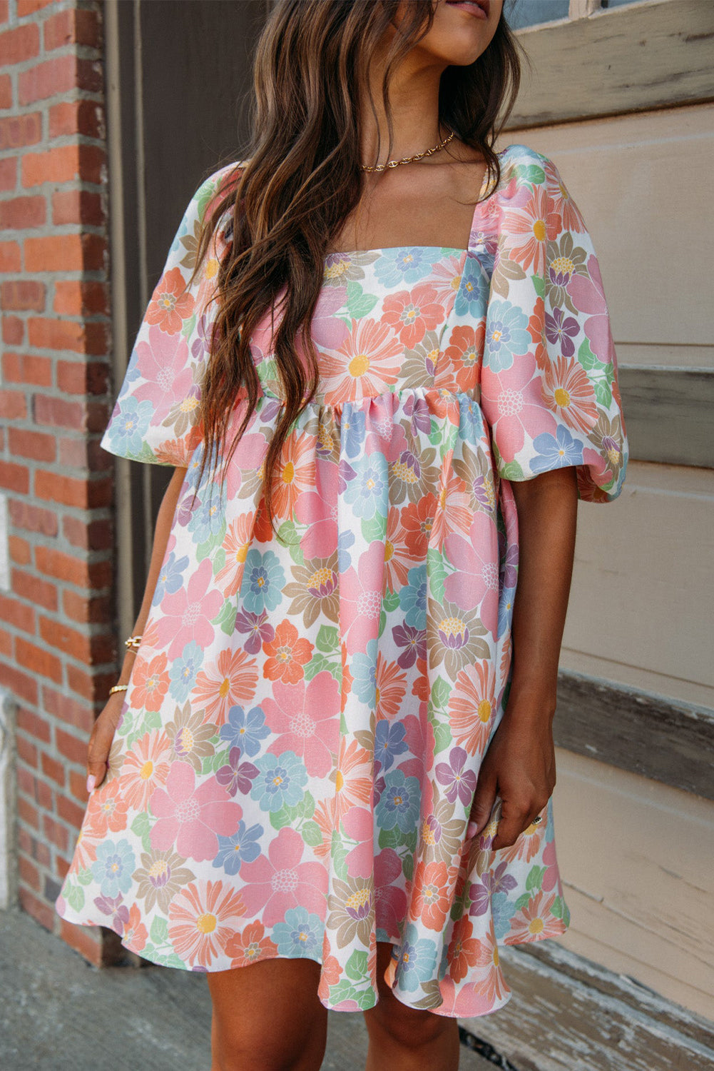 Floral Babydoll Dress