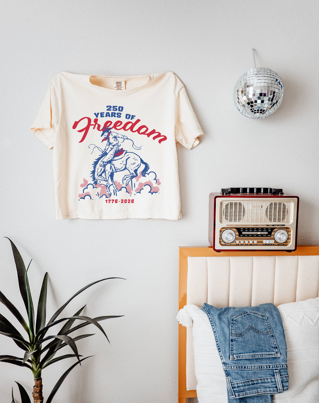 Freedom Crop Tee