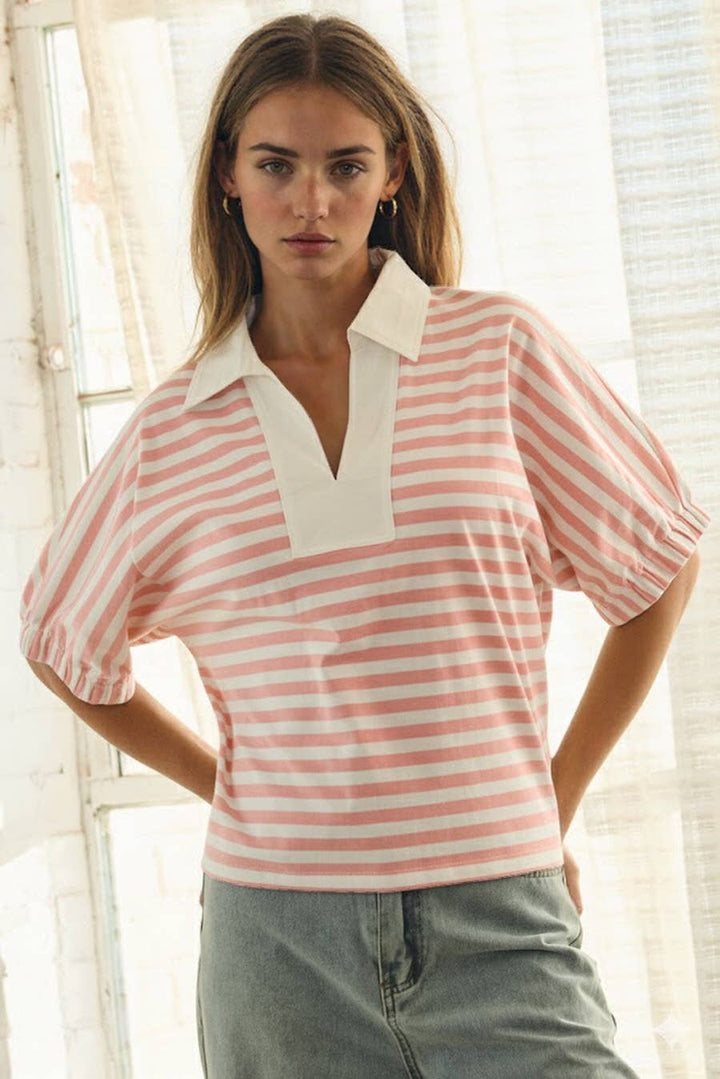 Striped Pullover Top