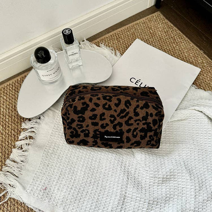 Leopard Print Cosmetic Bag