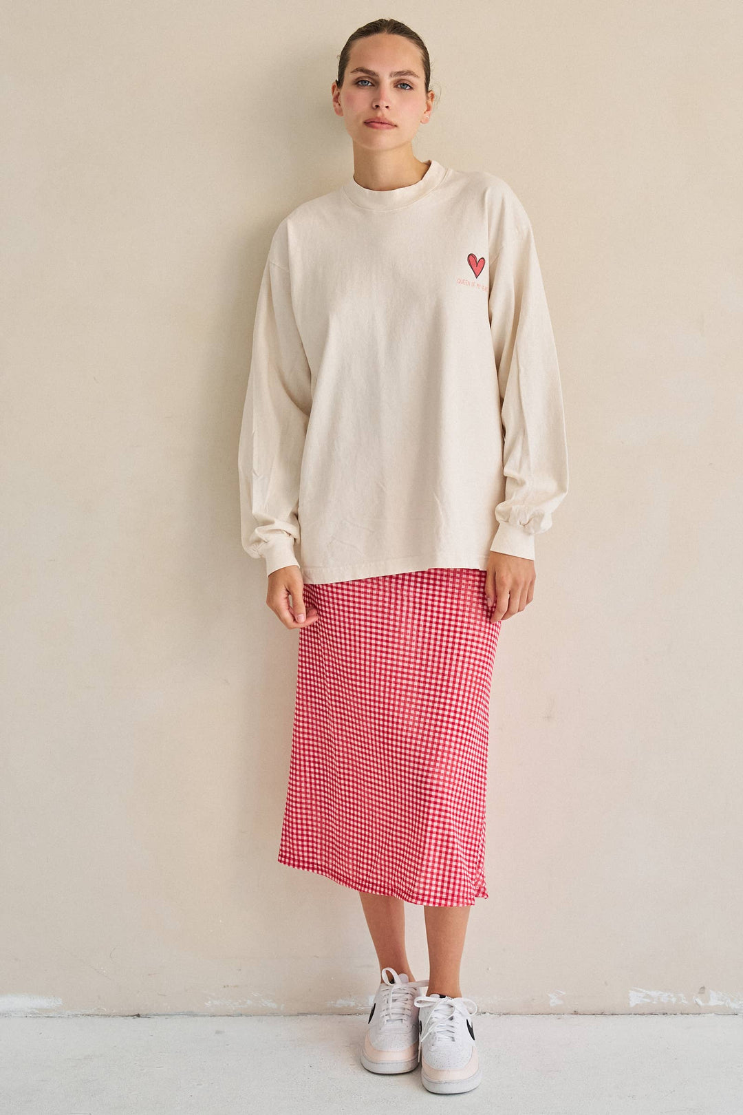 QUEEN OF MY HEART LONG SLEEVE TEE