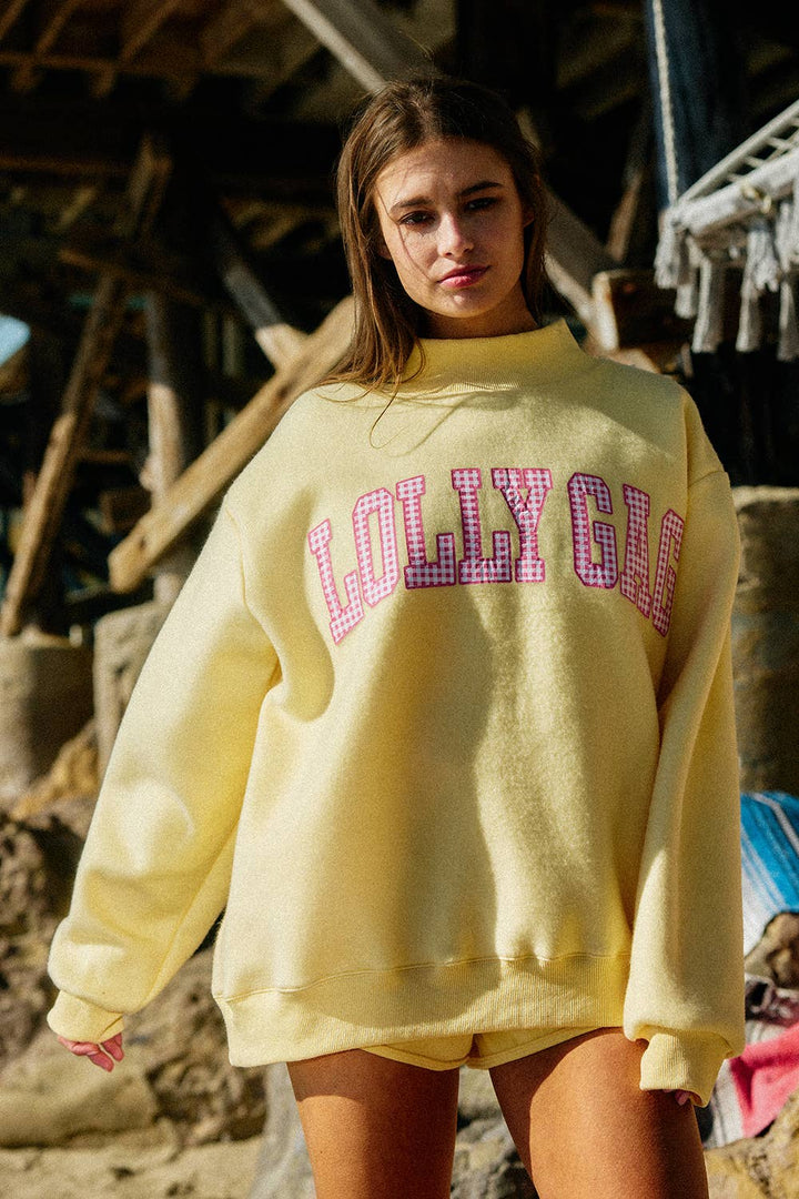 DILLYDALLY2 | Reversible Mockneck Sweatshirt