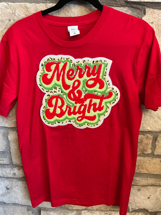 Red Merry Christmas Tee