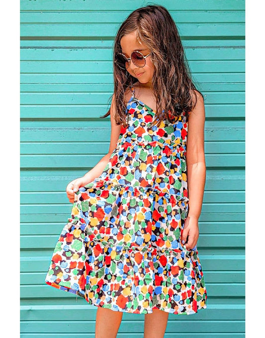 Girl's Maxi Dress w/ Back Smocking