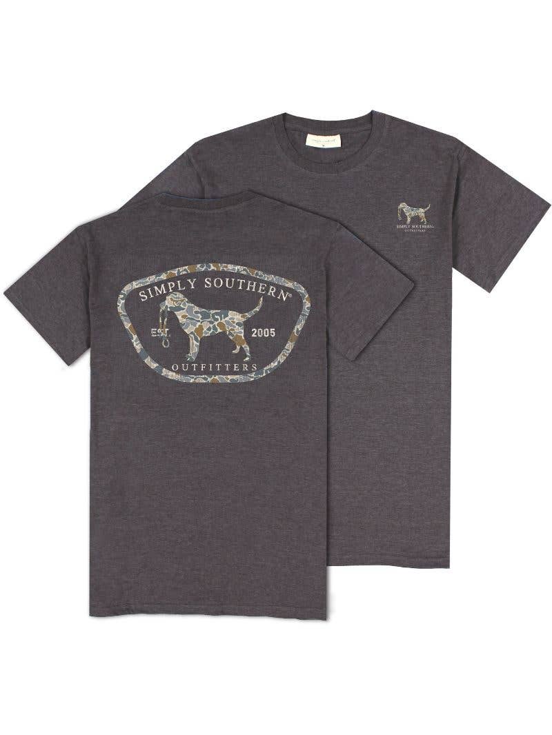 Men Camo Dog Tee
