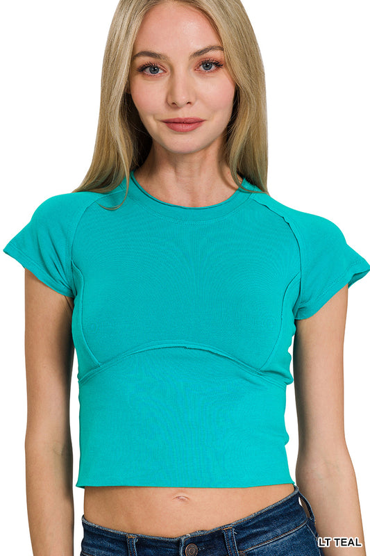 Fitted Top - Light Teal