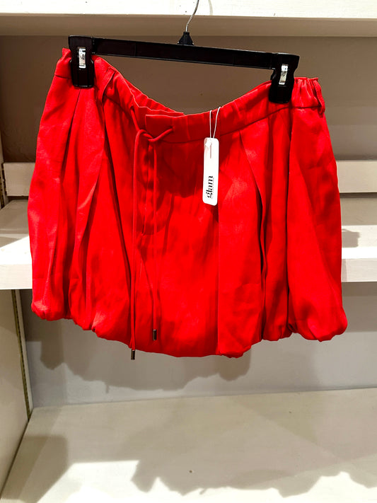 Red Balloon Hem Skirt