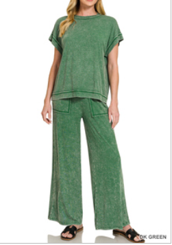 Ribbed Pant Set