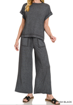 Ribbed Pant Set
