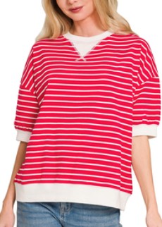 Cuffed StripedTop