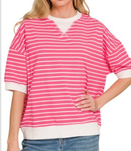 Cuffed StripedTop