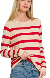 Lightweight Striped Sweater