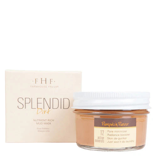Splendid Dirt® Nutrient Mud Mask with Organic Pumpkin Puree 4 oz