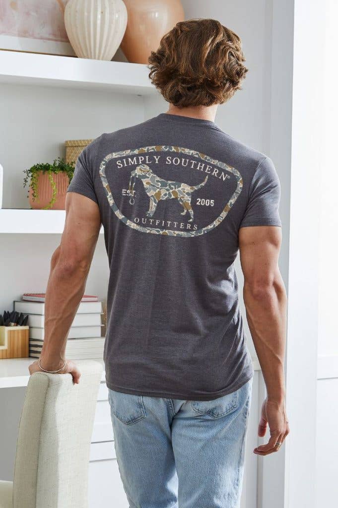 Men Camo Dog Tee