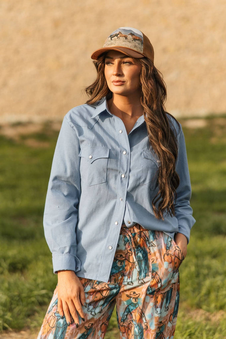 LIGHT DENIM CHAMBRAY