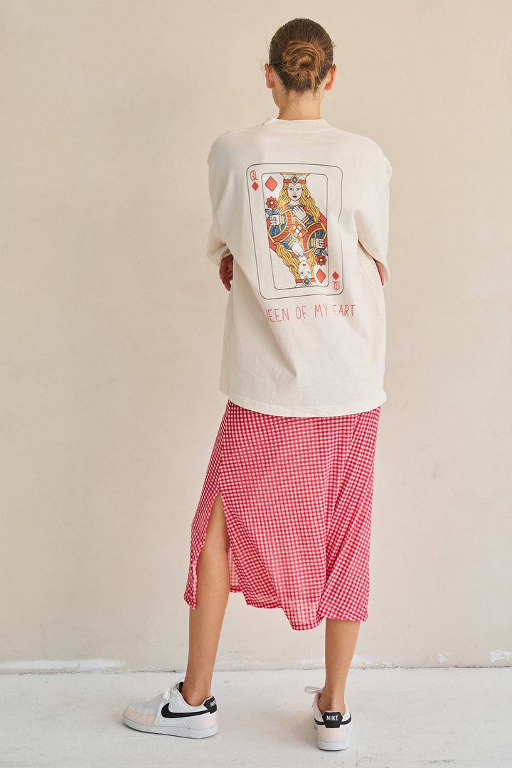 QUEEN OF MY HEART LONG SLEEVE TEE