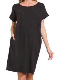 BLACK Knit Dress