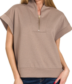 COCOA Scuba high neck half zip vest