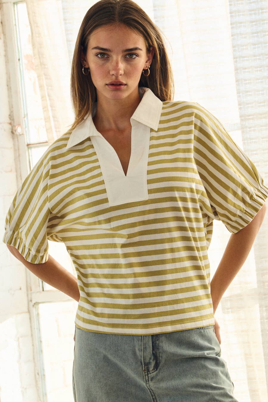 Striped Pullover Top