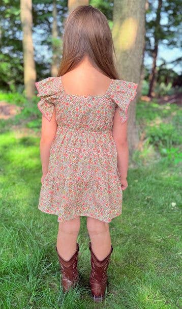 Girls Western Woven Dress