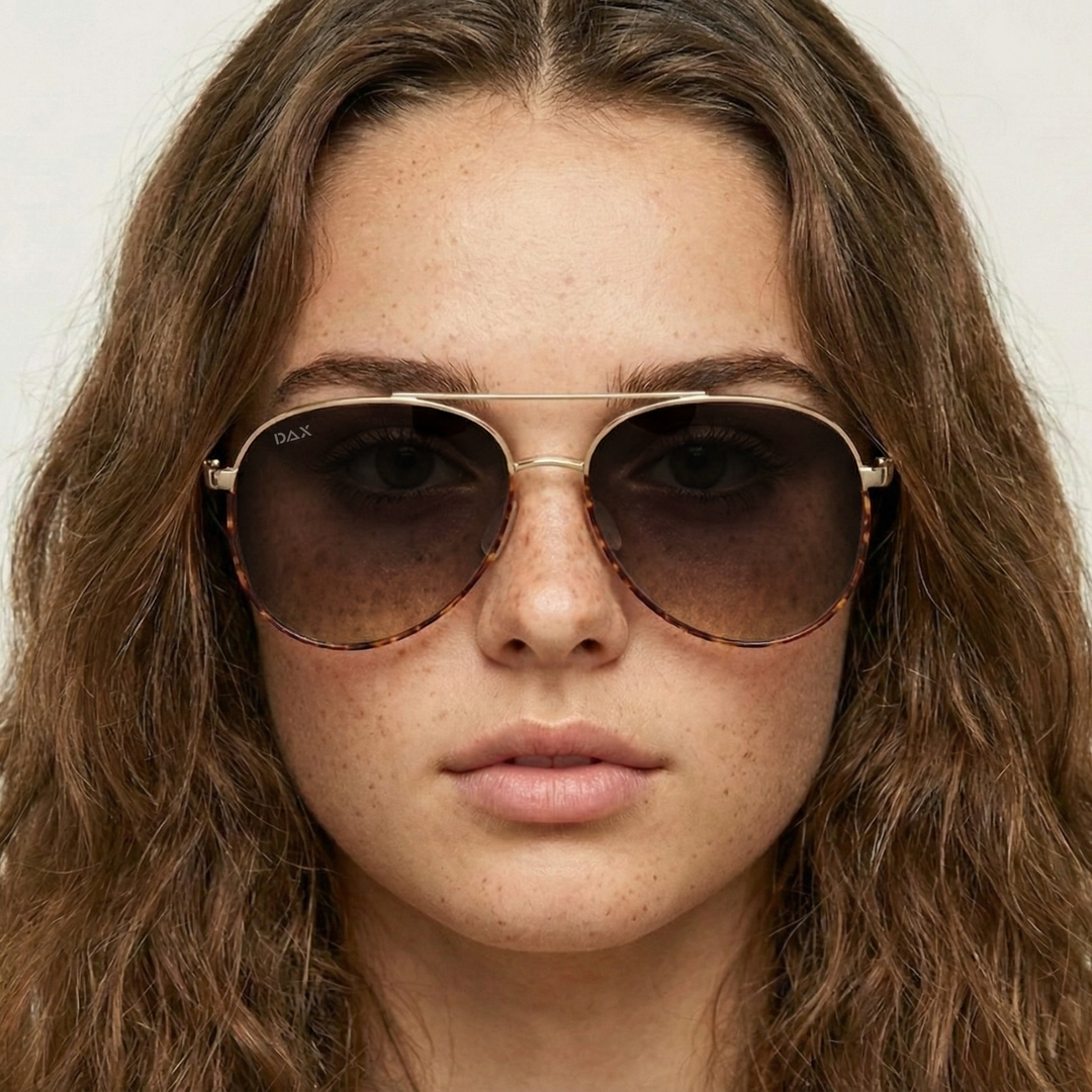 Unisex Aviator Sunglasses – Polarized Hair-Friendly Favorite