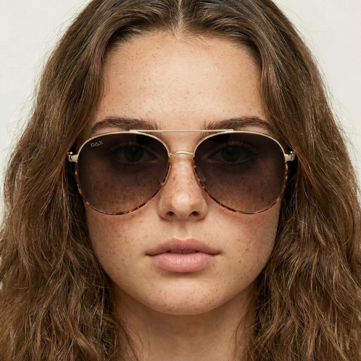Unisex Aviator Sunglasses – Polarized Hair-Friendly Favorite