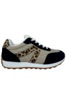 Joel - black/leopard sneaker