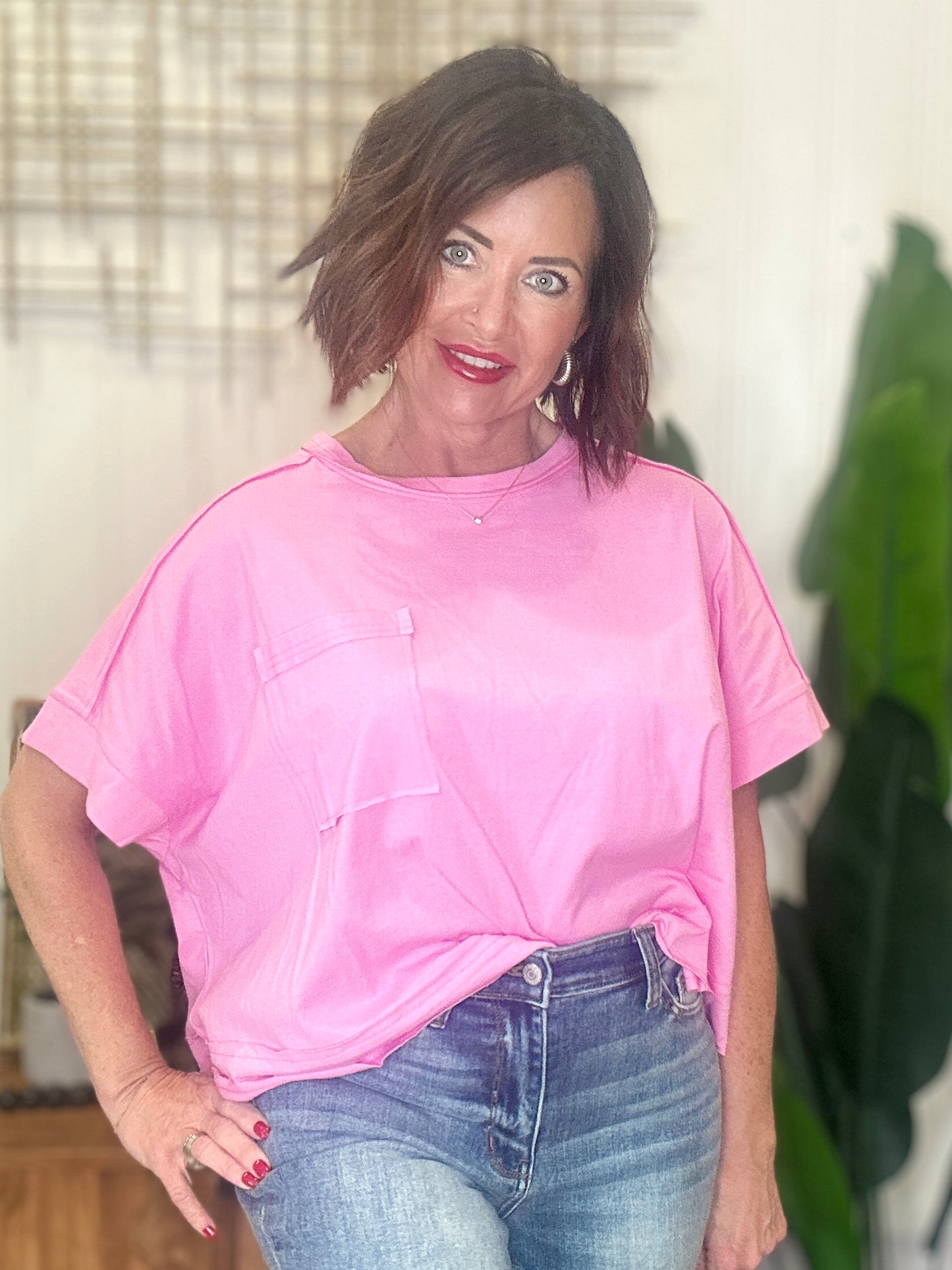 Bubble Gum Pink Top