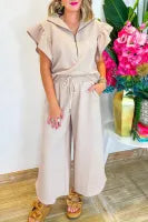 Tan Pant Set